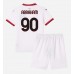 Maillot de foot AC Milan Tammy Abraham #90 Extérieur vêtements enfant 2024-25 Manches Courtes (+ pantalon court)